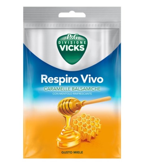 VICKS RESPIRO VIVO CARAM MIELE