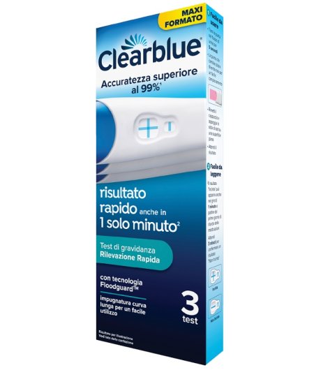 CLEARBLUE TEST GRAVIDANZA 3PZ CLEARBLUE TEST GRAVIDANZA 3PZ