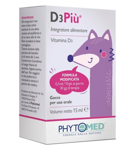 D3PIU GOCCE 15ML NF