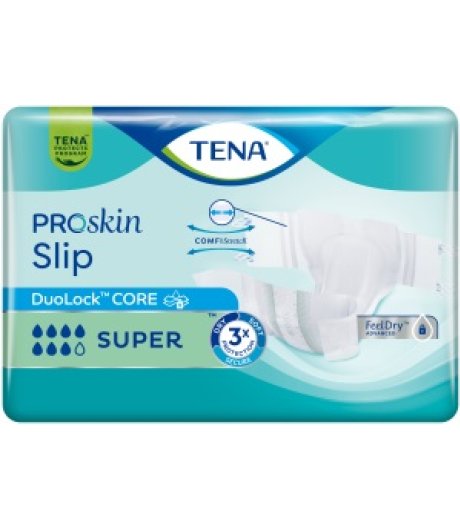 TENA Proskin Slip Super L 10pz TENA Proskin Slip Super L 10pz