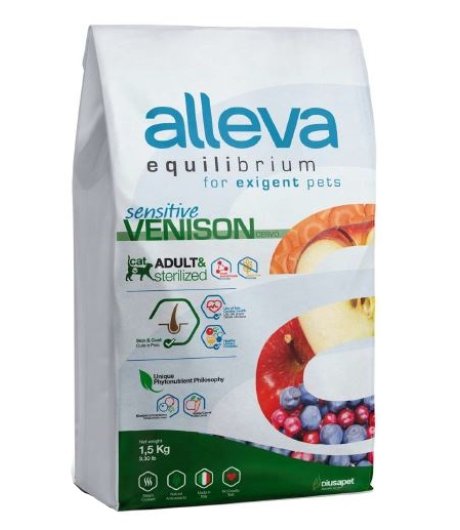 ALLEVA EQUILIBRIUM CAT SENSITIVE VENISON ADULT KG 0.400 - P61051