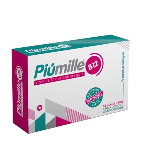 PIUMILLE B12 15CPR SUBLINGUALI