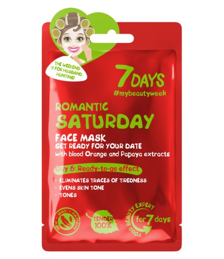 7DAYS FACE MASK ROMANTIC SATURDAY