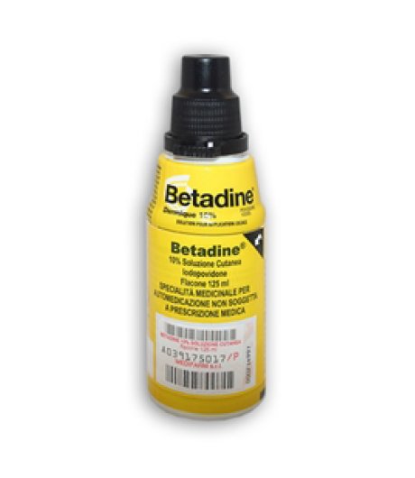 BETADINE*SOLUZ CUT 125ML 10%