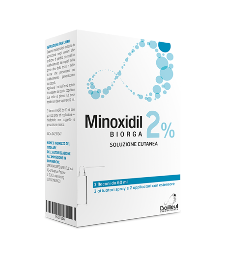 Minoxidil Biorga*sol Cut 3fl2%