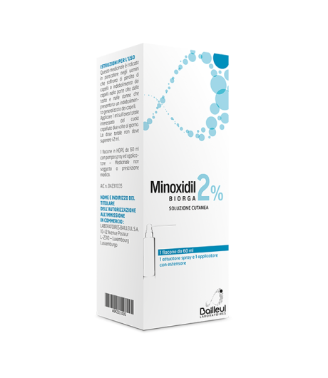 Minoxidil Biorga*sol Cut60ml2%