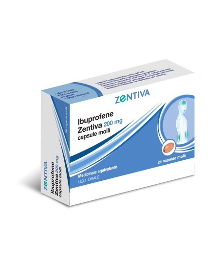 IBUPROFENE ZEN 24CPS MOL 200MG