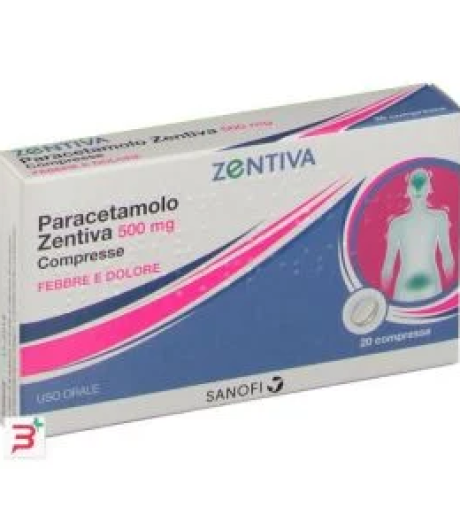 PARACETAMOLO  500mg 20Cpr ZTV