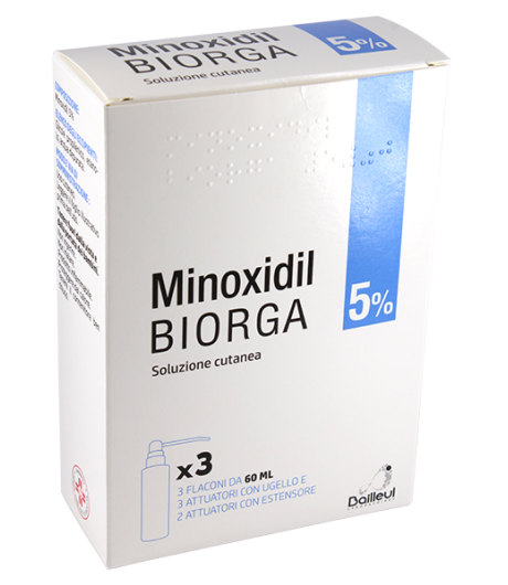 MINOXIDIL BIORGA*SOL CUT 3FL5%