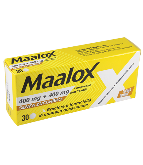 MAALOX*30CPR MAST 400MG+400MG