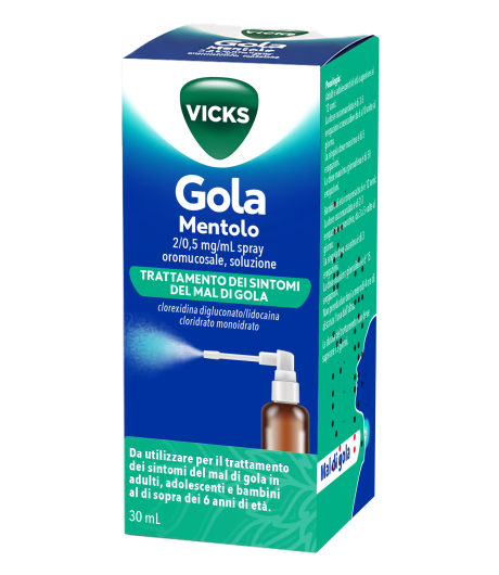 VICKS Gola Spray Mentolo 30ml VICKS Gola Spray Mentolo 30ml