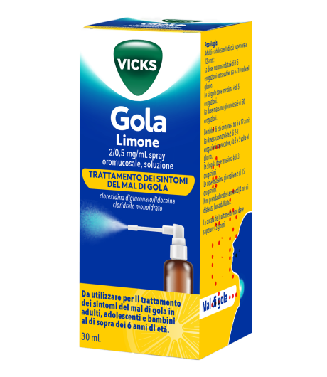 VICKS Gola Spray Limone 30ml VICKS Gola Spray Limone 30ml