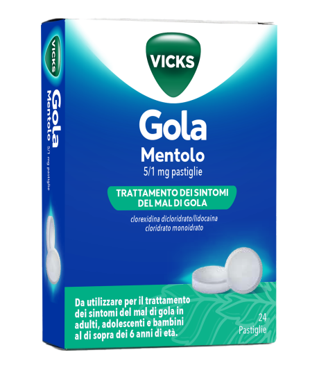 VICKS Gola 24 Past.Mentolo