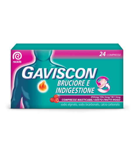 GAVISCON BRUCIORE IND*24CPR FR