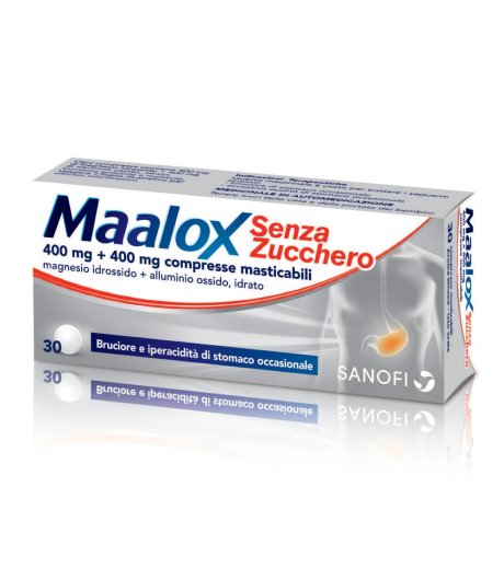 Maalox*s/z 30cpr Limo400+400mg