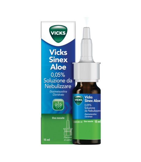 Vicks Sinex Aloe Spray Naso neb 15ml0,05%