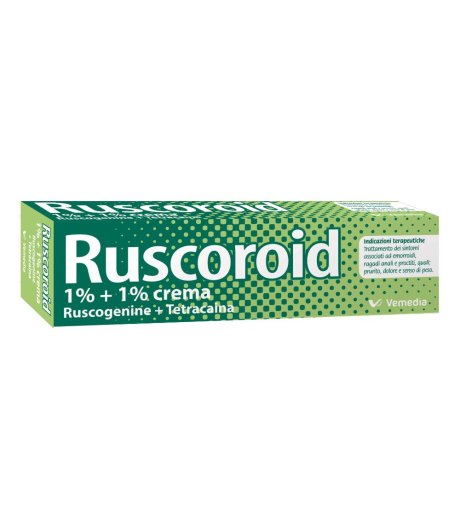 Ruscoroid*crema Rett 40g 1%+1%