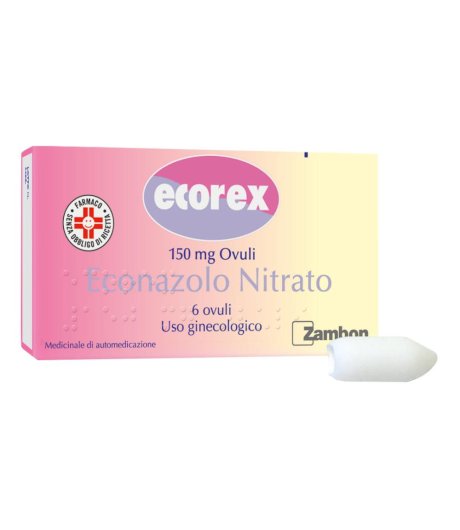 ECOREX*6 OVULI VAGINALI 150MG