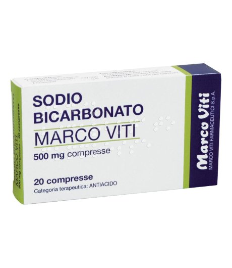 SODIO BICARB. M.VI*20CPR 500MG