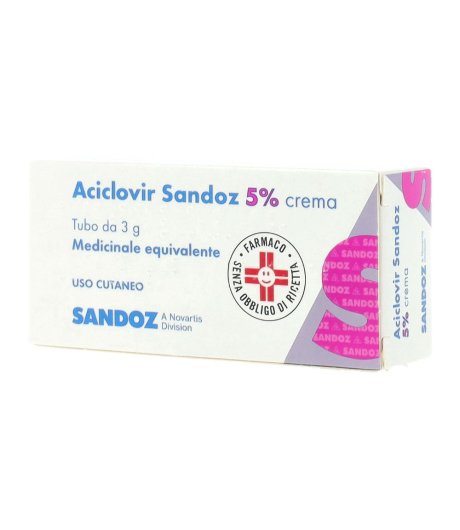 Aciclovir Sand*crema 3g 5%