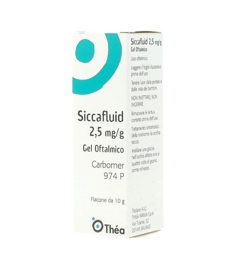 Siccafluid*gel Oft 10g 2,5mg/g Siccafluid*gel Oft 10g 2,5mg/g