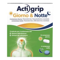 Actigrip Giorno e Notte 12+4 compresse Actigrip Giorno e Notte 12+4 compresse
