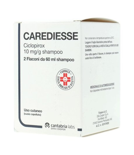Carediesse*shamp2fl 60ml10mg/g