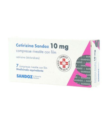 Cetirizina Sand*7cpr Riv 10mg