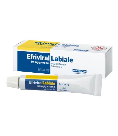 EFRIVIRAL Labiale Crema 5% 3g