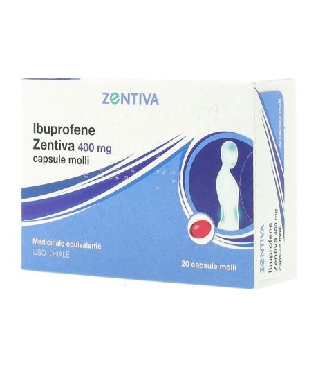 Ibuprofene Zen*20cps Mol 400mg