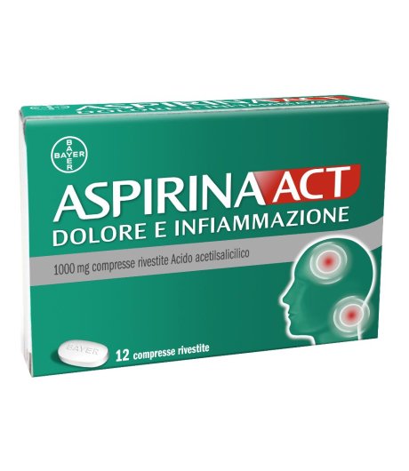 Aspirinaact Dol Inf*12cpr 1g