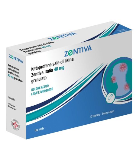 Ketoprofene Lisina Zen*12bs