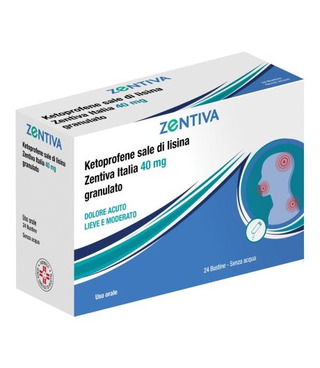 Ketoprofene Lisina Zen*24bs