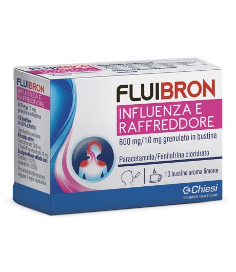 FLUIBRON INFLUENZA E RAFF*10BS