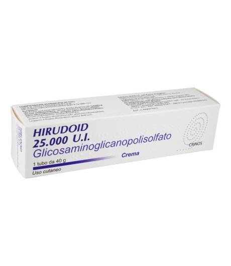 HIRUDOID 25000UI*CREMA 40G