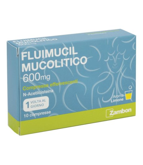 FLUIMUCIL MUCOL 10CPR EFF600MG