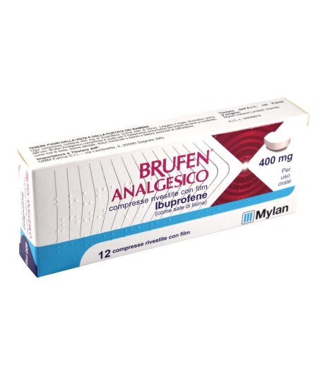 BRUFEN ANALGES*12CPR RIV 400MG