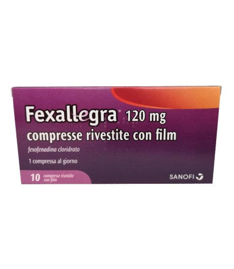 FEXALLEGRA*10CPR RIV 120MG