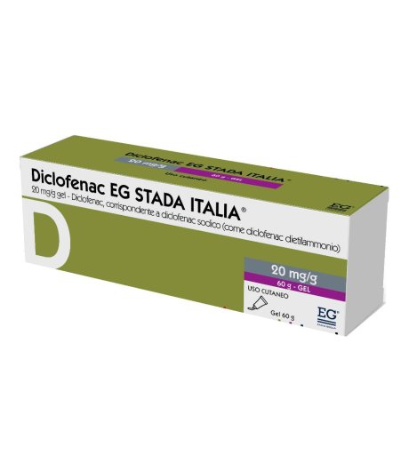 DICLOFENAC Gel 20mg/g  60g EG