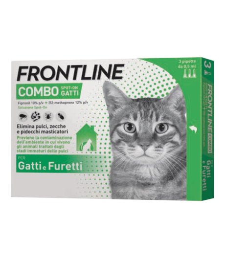 Frontline Combo*3pip Gatti/fur