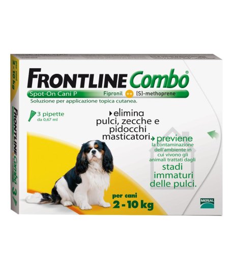 Frontline Combo*3pip 2-10kg Ca