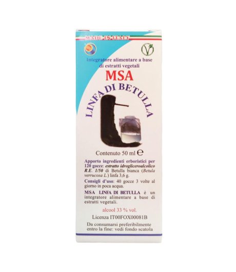 MSA LINFA BETULLA 50ML