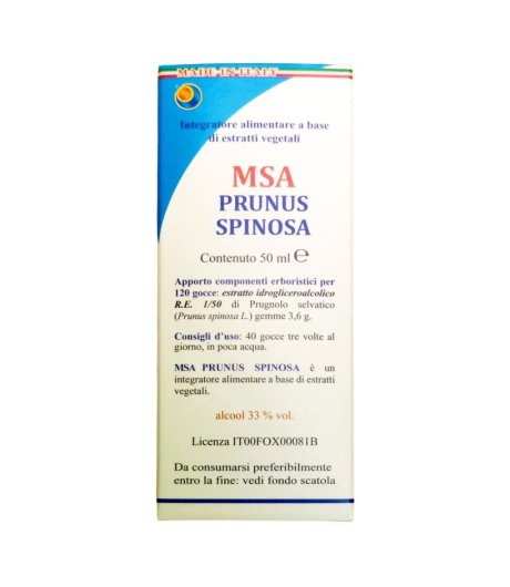 MSA PRUNUS SPINOSA 50ML