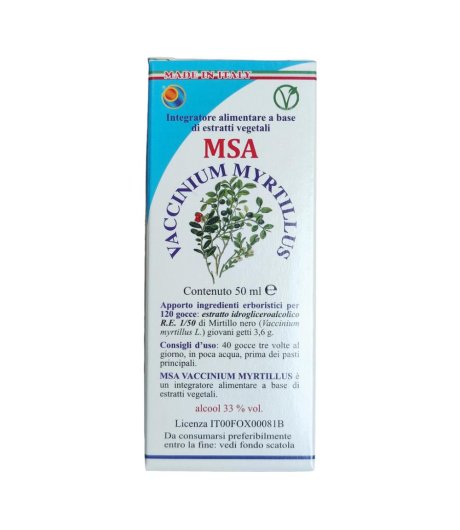 MSA VACCINIUM MYRTIL 50ML