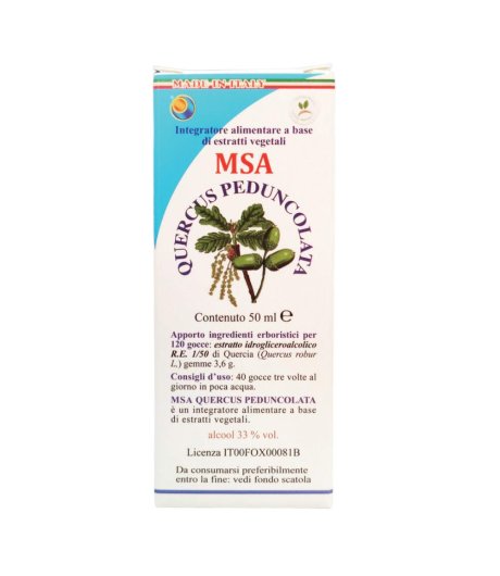 MSA QUERCUS PEDUNCOL 50ML