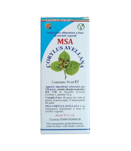 MSA CORYLUS AVELLANA 50ML