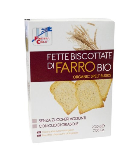 FETTE BISCOTTATE FARRO200G BIO