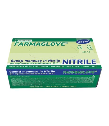 GUANTO NITRILE 100PZ GR