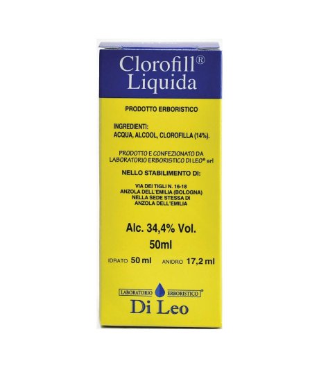 Clorofill Liquido 50ml Di Leo