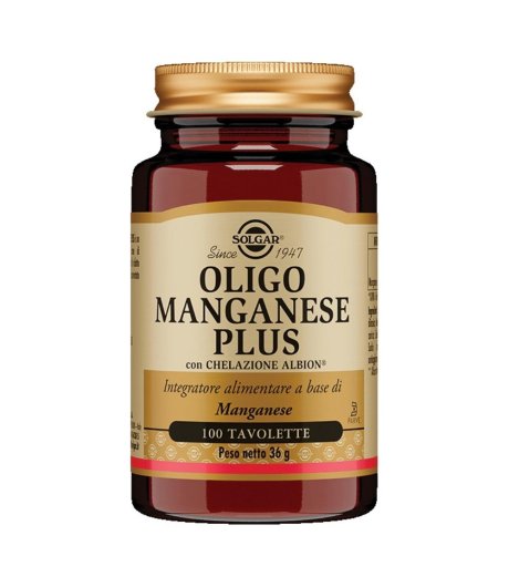 OLIGO MANGANESE PLUS 100T SOLGAR